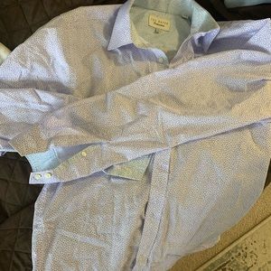 Men’s dress shirt wore once light purple